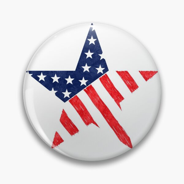 Item preview, USA Flag Star designed and sold by SoulArtLove.