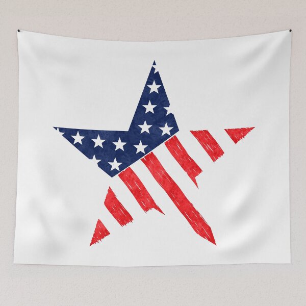 Item preview, USA Flag Star designed and sold by SoulArtLove.