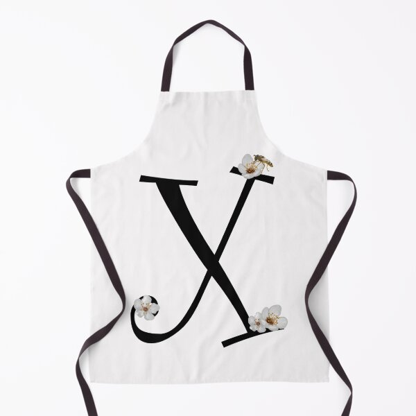 Item preview, Floral and bee initial X designed and sold by Kristaine.