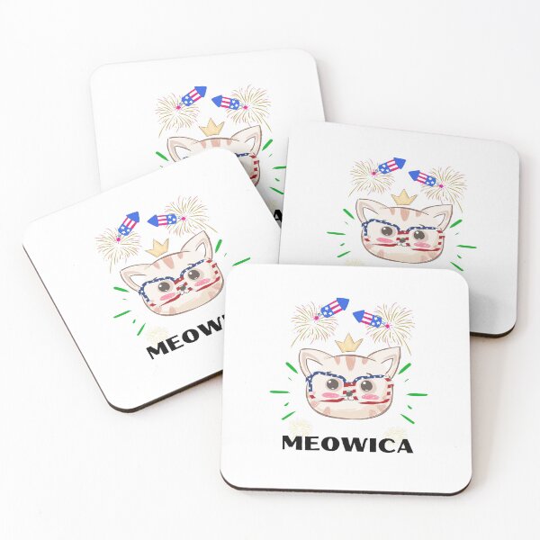 Item preview, Cat celebrate America, MEOWICA, 4th July, , Independence Day designed and sold by 880Desing.