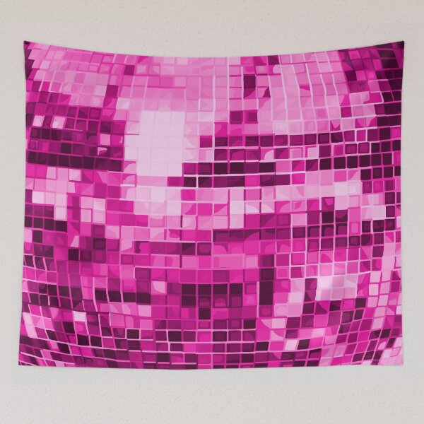 Item preview, Pink Disco Ball Pattern designed and sold by Deborah Camp.
