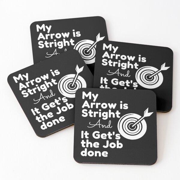 Item preview, My arrow is straight and it gets the job done.  designed and sold by HouseOfWisdom.