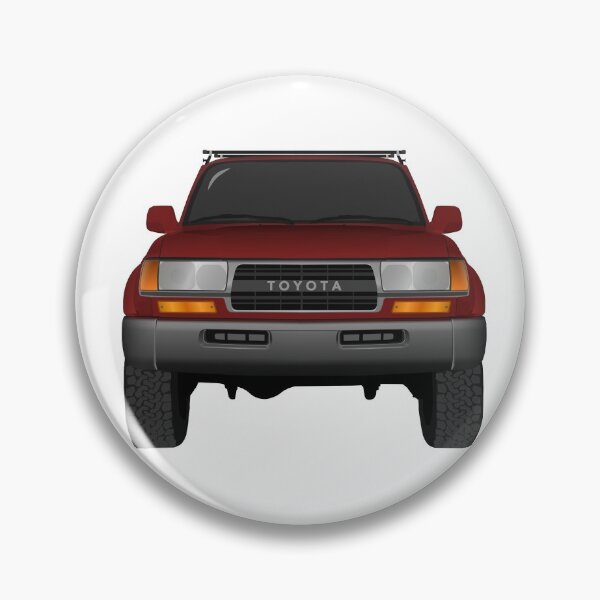 Item preview, Red 80 Series Toyota Land Cruiser FJ80 FZJ80 designed and sold by MinimalVehicle.