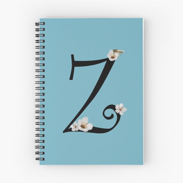 Item preview, Floral and bee initial Z designed and sold by Kristaine.