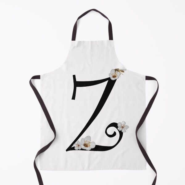 Item preview, Floral and bee initial Z designed and sold by Kristaine.