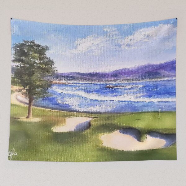 Item preview, Pebble Beach View designed and sold by CarlaTheeArtist.
