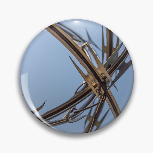 Item preview, Razor wire silhouette against sky no.3 designed and sold by Kendall Anderson.