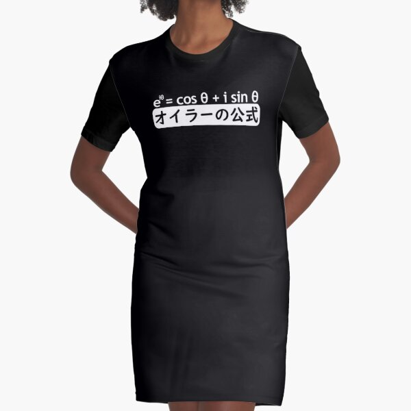 EULER'S FORMULA in Japanese Graphic T-Shirt Dress