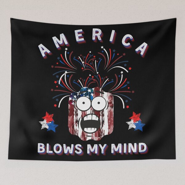 Item preview, America Blows My Mind- Funny 4th Of July Design designed and sold by Designs By YL.