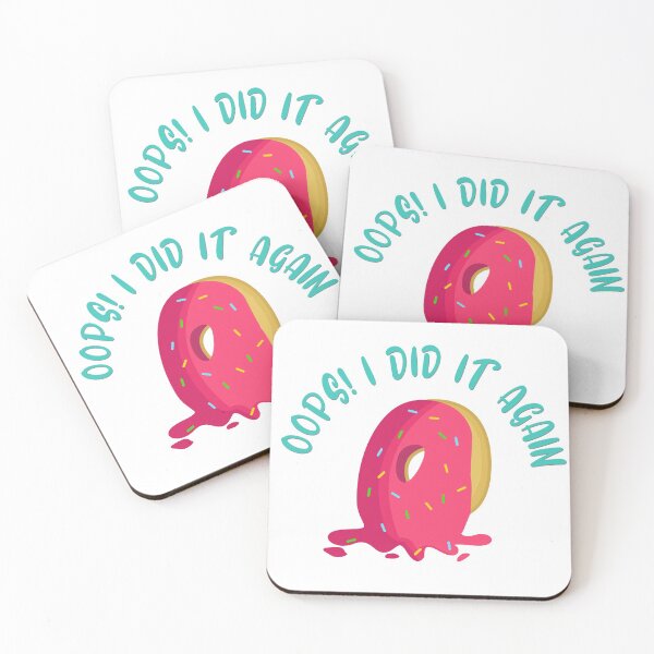 Item preview, Oops Dropped Dessert Pink Doughnut  designed and sold by 4U2NV-LDN.