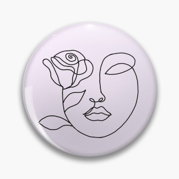 Item preview, Aesthetic face line art   designed and sold by Peach-cloud.