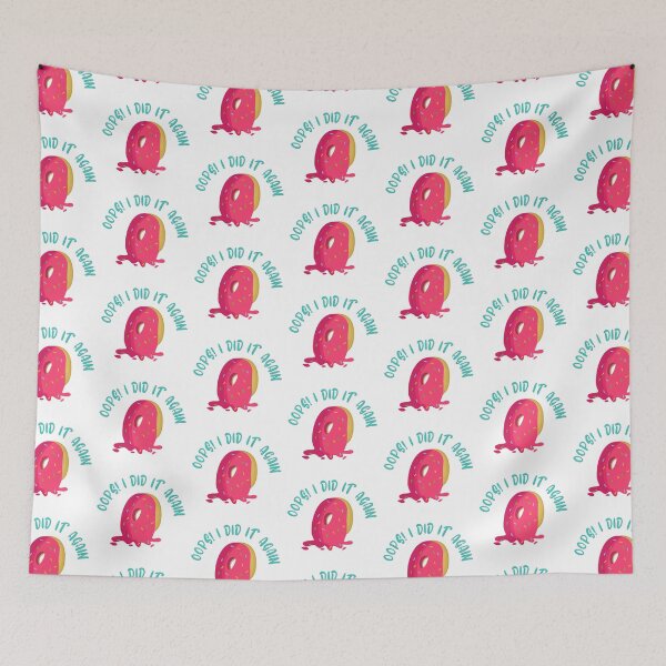 Item preview, Oops Dropped Dessert Pink Doughnut  designed and sold by 4U2NV-LDN.