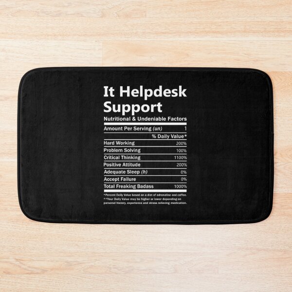 Item preview, It Helpdesk Support T Shirt - Nutritional And Undeniable Factors Gift Item Tee designed and sold by cpaddensil.