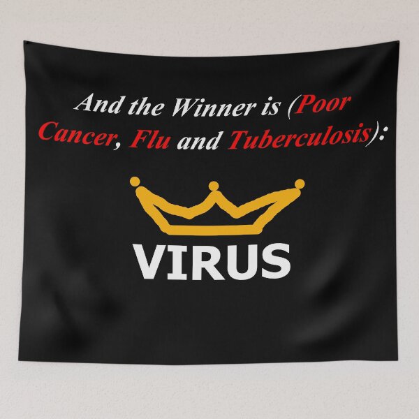 Item preview, Corona Wins (Poor Cancer, Flu and Tuberculosis) designed and sold by SelfUpgrade.