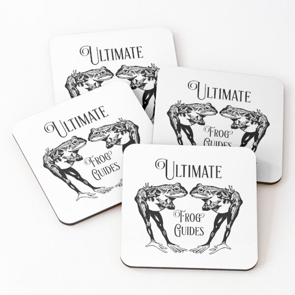 Item preview, Ultimate Frog Guides Black and White Illustration designed and sold by AMSonArt.