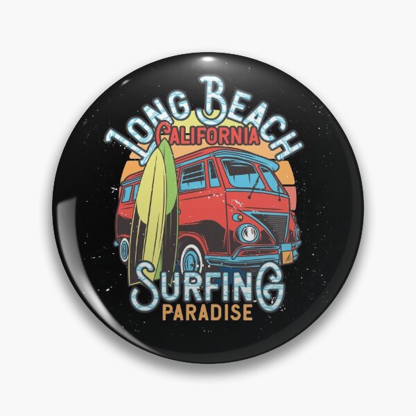 Item preview, Long Beach California - Surfing Paradise designed and sold by Apoorv Choudhary.