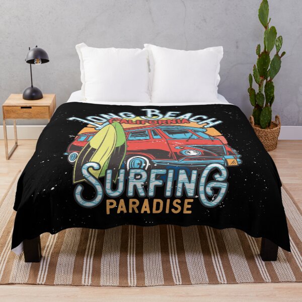 Item preview, Long Beach California - Surfing Paradise designed and sold by Apoorv Choudhary.