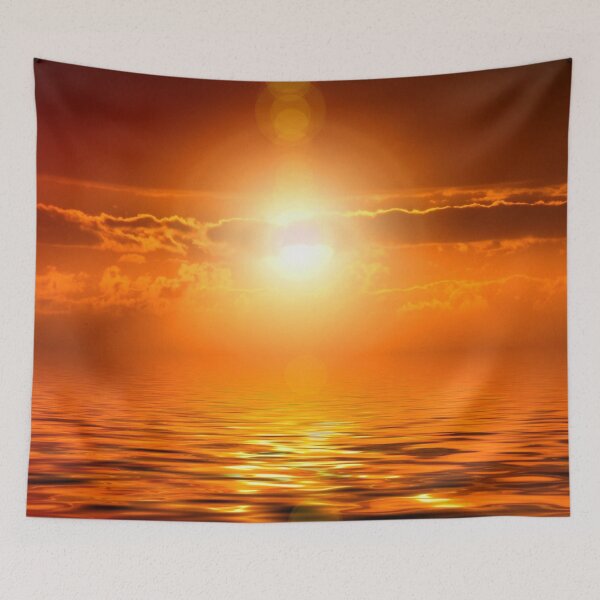 Item preview, Sunset Seascape designed and sold by BhavyaBathla.