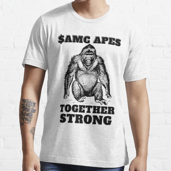 Amc Apes Together Strong T Shirt For Sale By Chifield Redbubble Diamond Hands T Shirts Hodl T Shirts Wall Street Bets T Shirts