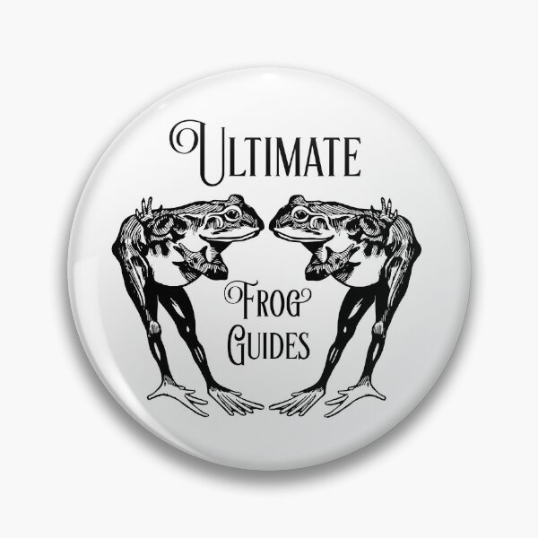 Item preview, Ultimate Frog Guides Black and White Illustration designed and sold by AMSonArt.