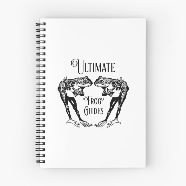 Item preview, Ultimate Frog Guides Black and White Illustration designed and sold by AMSonArt.