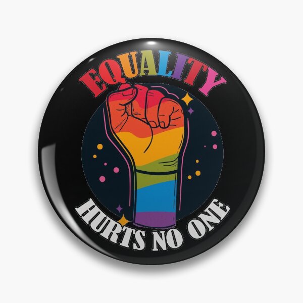 Item preview, Equality Hurts No One- LGBTQ Rainbow Fist- Pride designed and sold by EvaWolf.