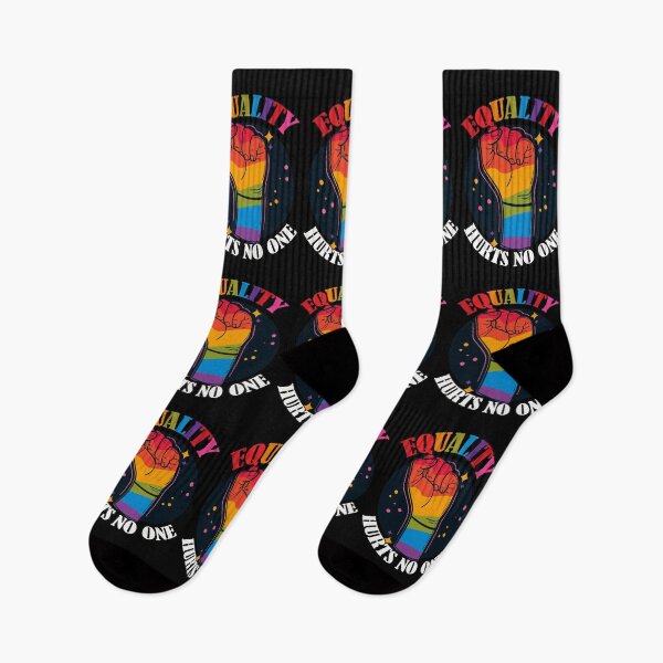 Item preview, Equality Hurts No One- LGBTQ Rainbow Fist- Pride designed and sold by EvaWolf.