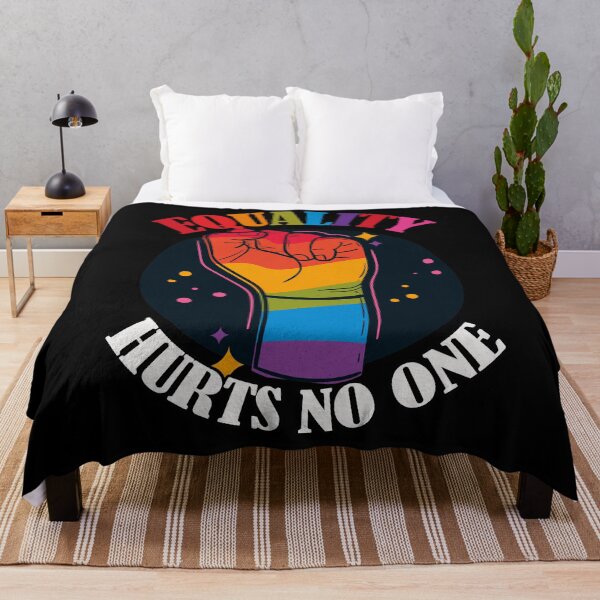 Item preview, Equality Hurts No One- LGBTQ Rainbow Fist- Pride designed and sold by EvaWolf.
