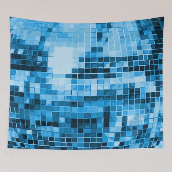 Item preview, Blue Disco Ball Pattern designed and sold by Deborah Camp.