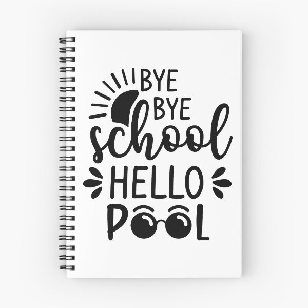 Item preview, Bye Bye School Hello Pool (Black) designed and sold by FilipeFerreira.