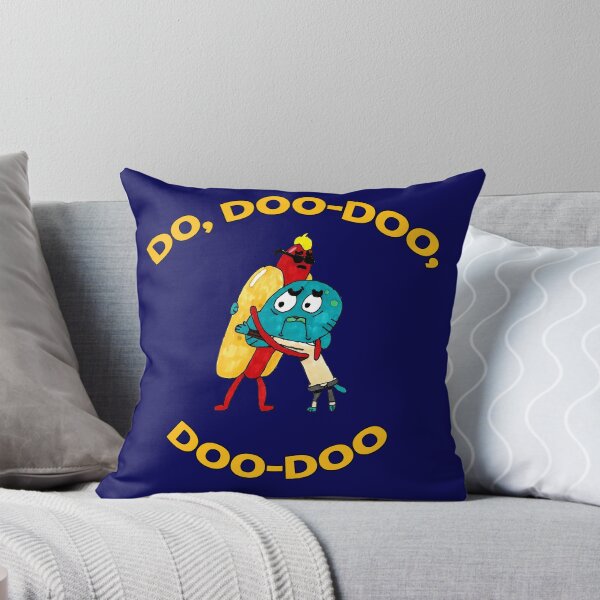 Item preview, Hot Dog Guy and Gumball Awkwardly Hugging designed and sold by Laynie Ramm.