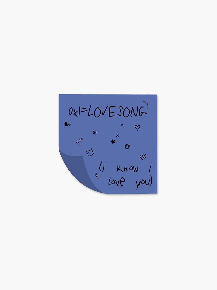 Thumbnail 3 von 3, Sticker, TXT - 0x1=LOVESONG designt und verkauft von jdreamlike.