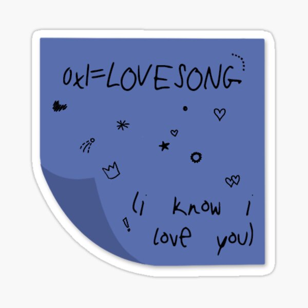 TXT - 0x1=LOVESONG Sticker