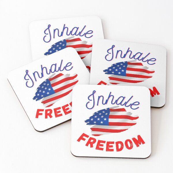 Item preview, Inhale Freedom | USA independence designed and sold by ronaldsonou.