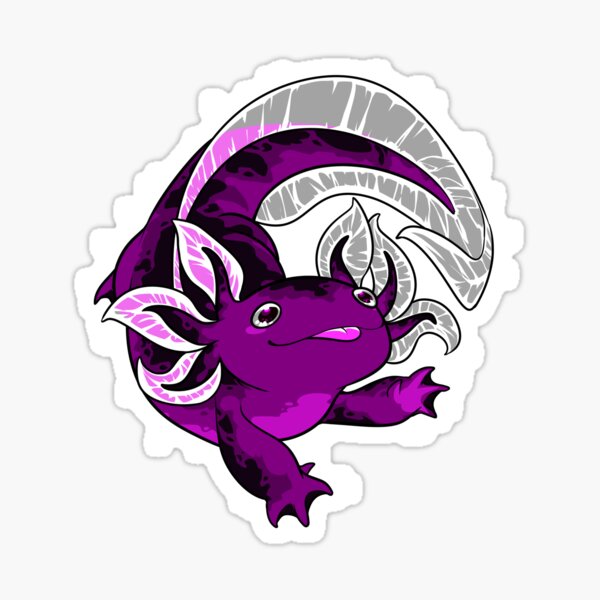 Vista previa del artículo con la obra «Ace Axolotl», diseñado y vendido por smnius.