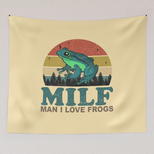 Item preview, MILF Man I Love Frogs designed and sold by EvengoDesign89.