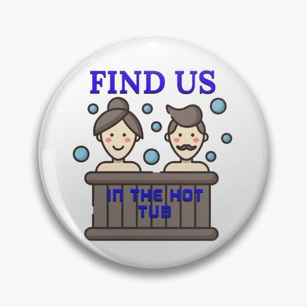 Item preview, Couple hot tub holiday design designed and sold by PinkArtDesigns.