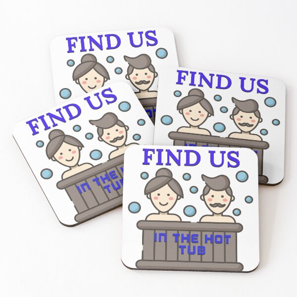 Item preview, Couple hot tub holiday design designed and sold by PinkArtDesigns.