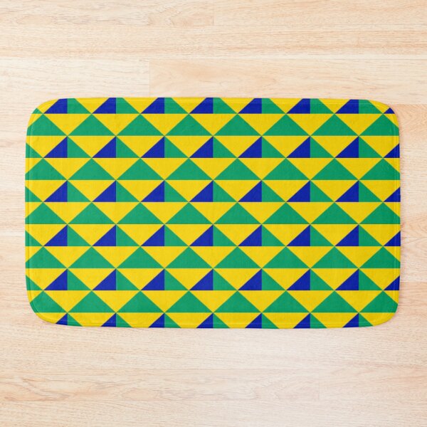 Item preview, Yellow, Green and Blue Triangles designed and sold by ArtfulDoodler.