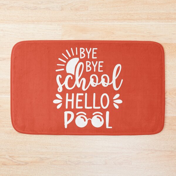 Item preview, Bye Bye School Hello Pool (Orange BG) designed and sold by FilipeFerreira.