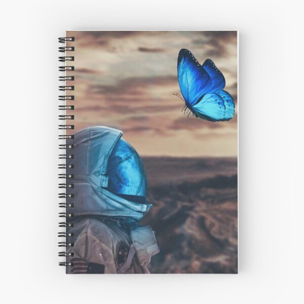 Item preview, Astronaut looking at a butterfly  designed and sold by Keny13.
