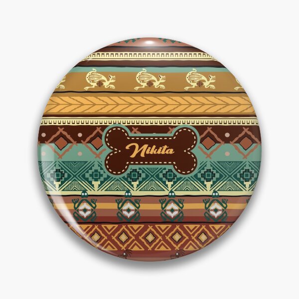 Item preview, Custom Aztec Dog Decor Print designed and sold by sunnthreads.