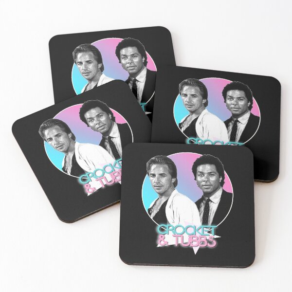 Item preview, Crockett and Tubbs )( Retro Miami Vice 80s Tribute designed and sold by acquiesce13.