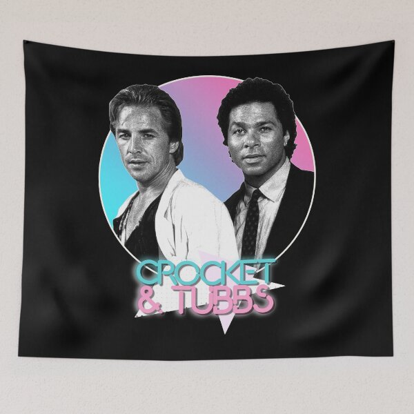 Item preview, Crockett and Tubbs )( Retro Miami Vice 80s Tribute designed and sold by acquiesce13.