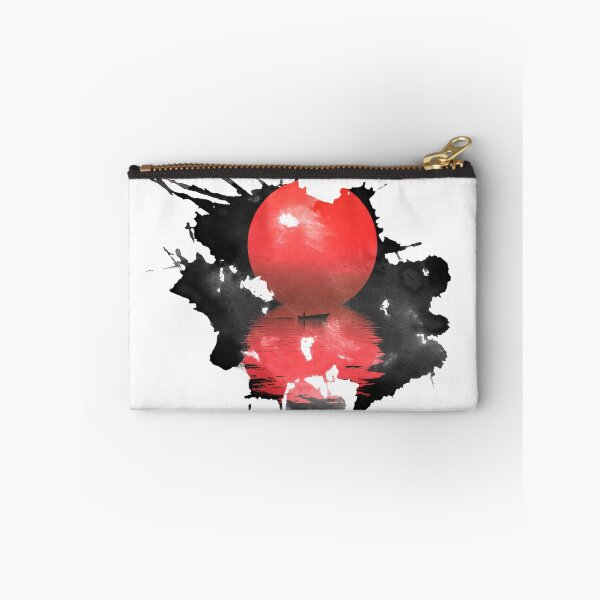 Item preview, The River Red Moonlight and a Man On The Boat designed and sold by DinujayaDesigns.