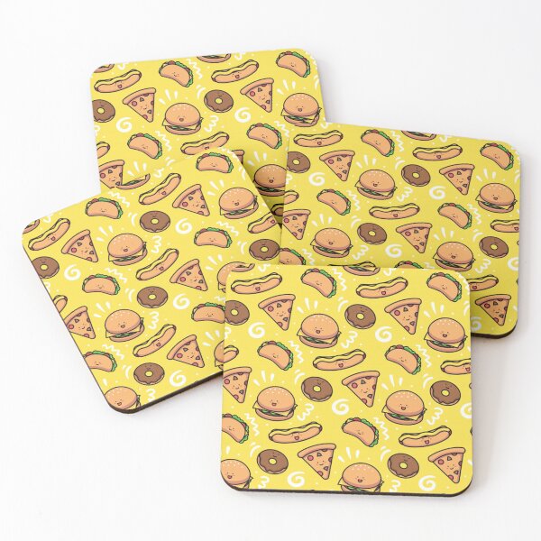 Item preview, Fast Foodie Pattern designed and sold by IshitaPoint.