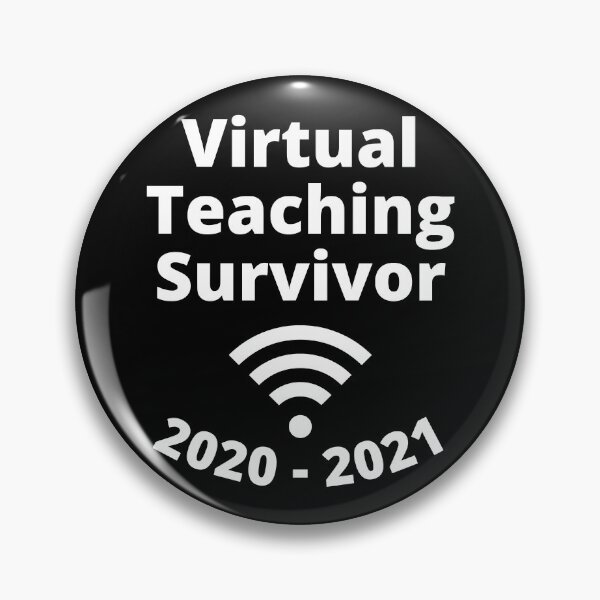 Item preview, Virtual Teaching Survivor, Proud Teacher designed and sold by WhimsicaliTee.