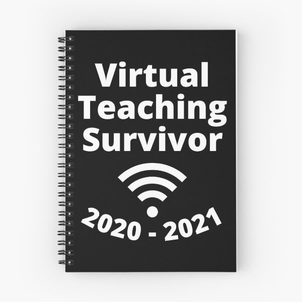 Item preview, Virtual Teaching Survivor, Proud Teacher designed and sold by WhimsicaliTee.