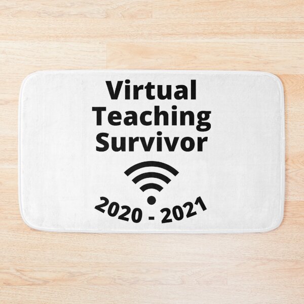 Item preview, Virtual Teaching Survivor, Proud Teacher designed and sold by WhimsicaliTee.