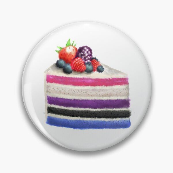 Artikelvorschau, Genderfluid Pride Flag Cake entworfen und verkauft von krharb0433.